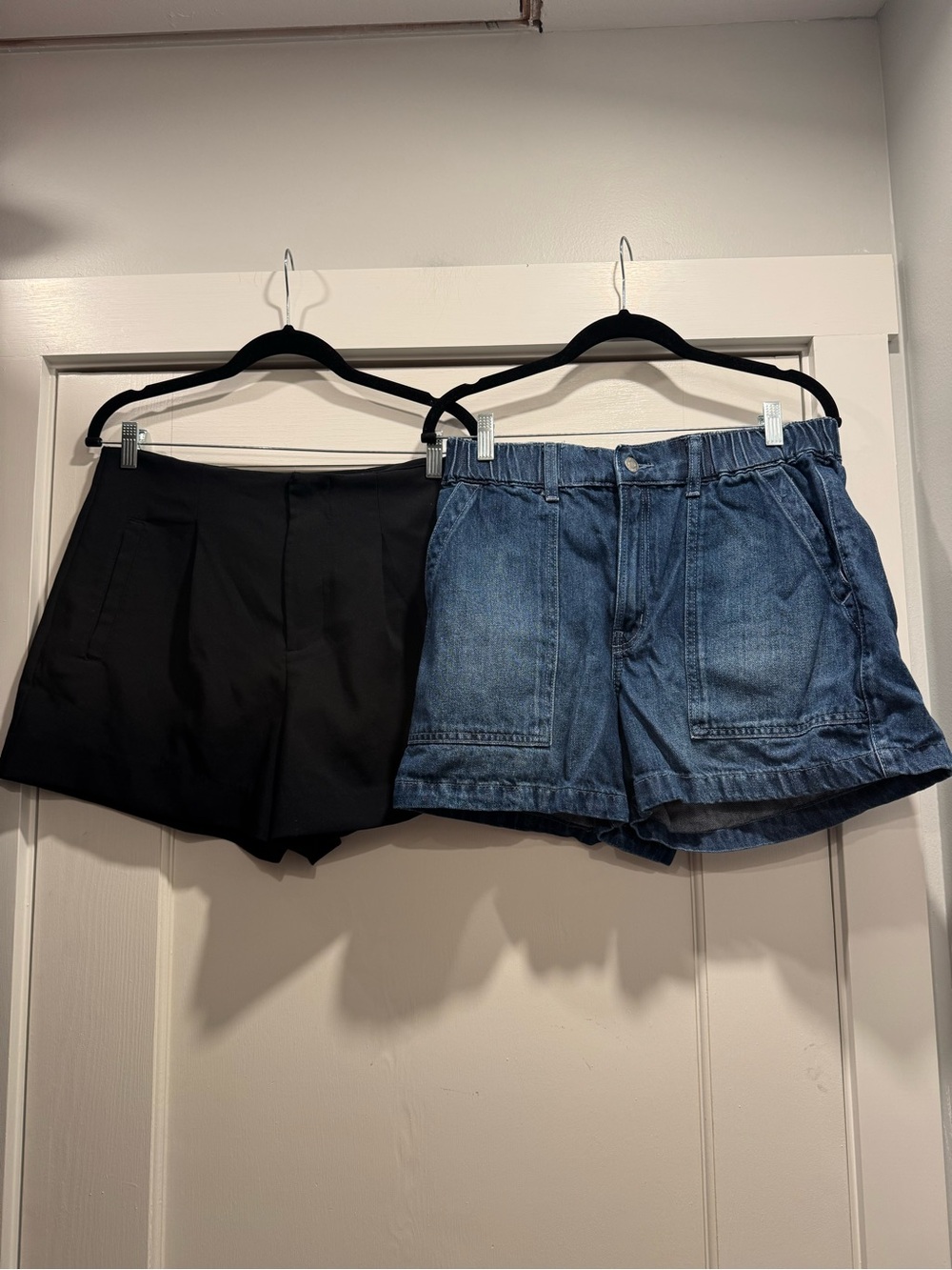 Gap Women’s High Waisted‎ Shorts Bundle Lot Medium Black Denim Summer Travel